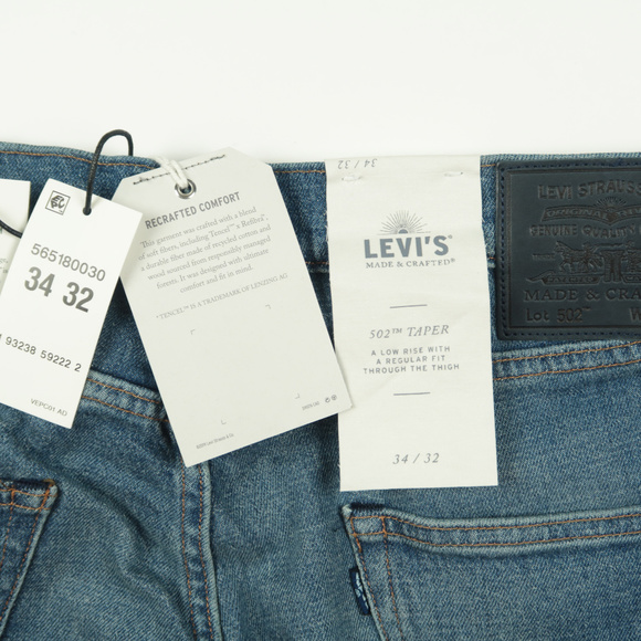 Levi's Made & Crafted 502 Taper Selvedge Jeans - Picture 6 of 7